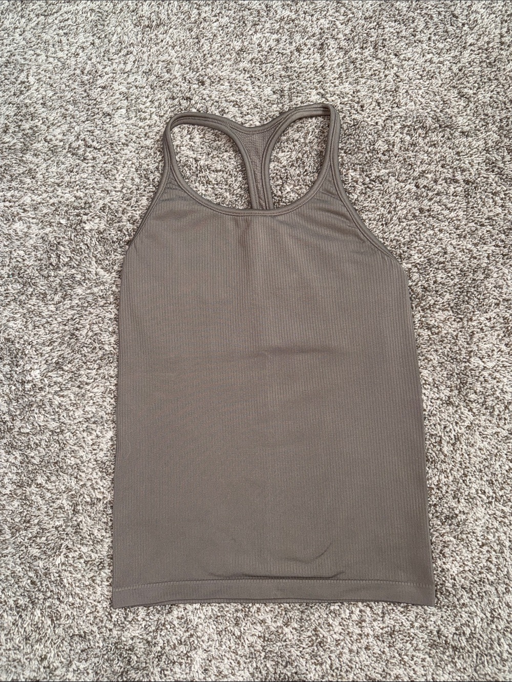 Athleta Renew Built-In Bra Tank A-C Brown Small